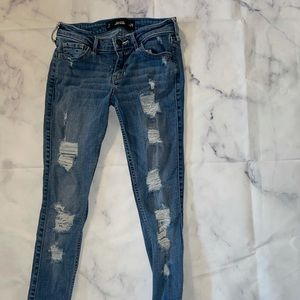 Ripped Hollister Skinny Jeans
